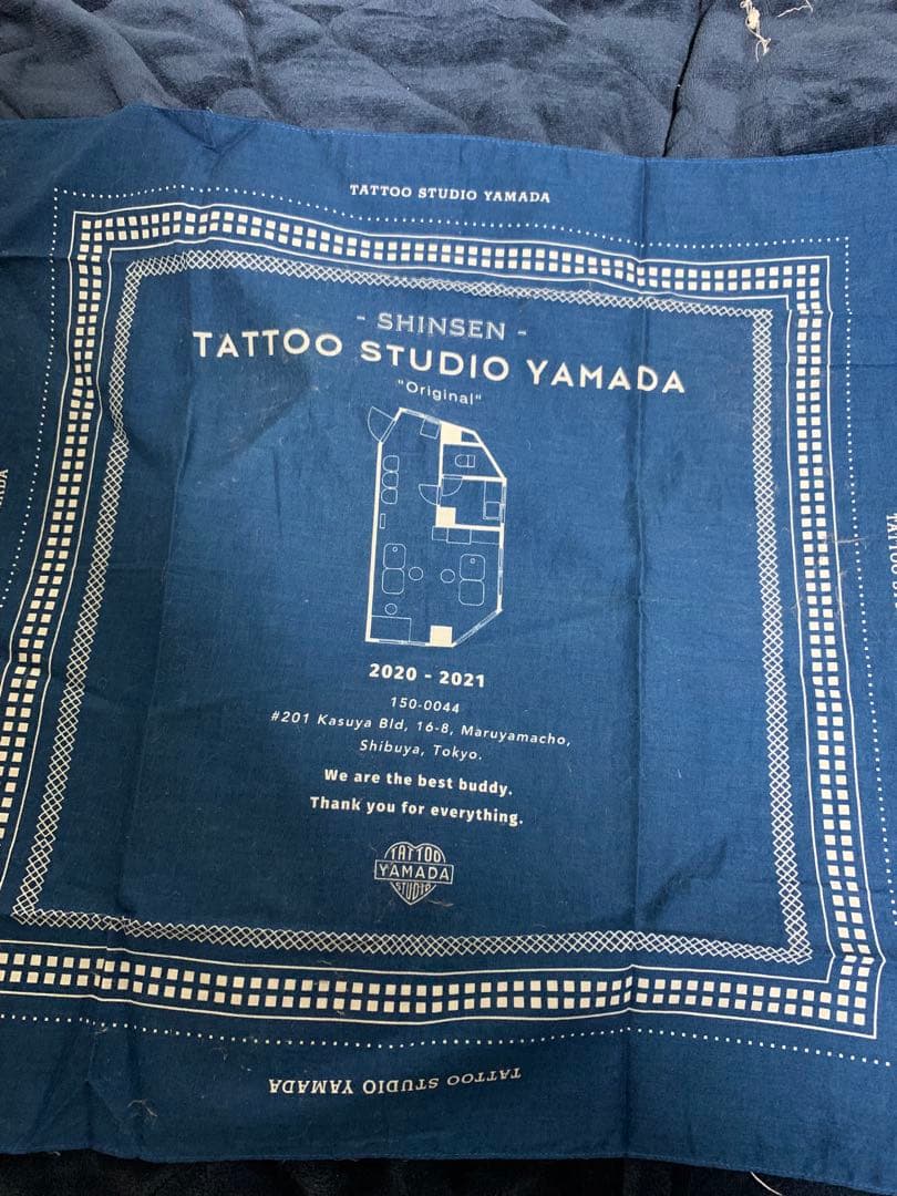 タトゥースタジオヤマダ タトゥーアート キャップ バンダナ 栓抜き セット