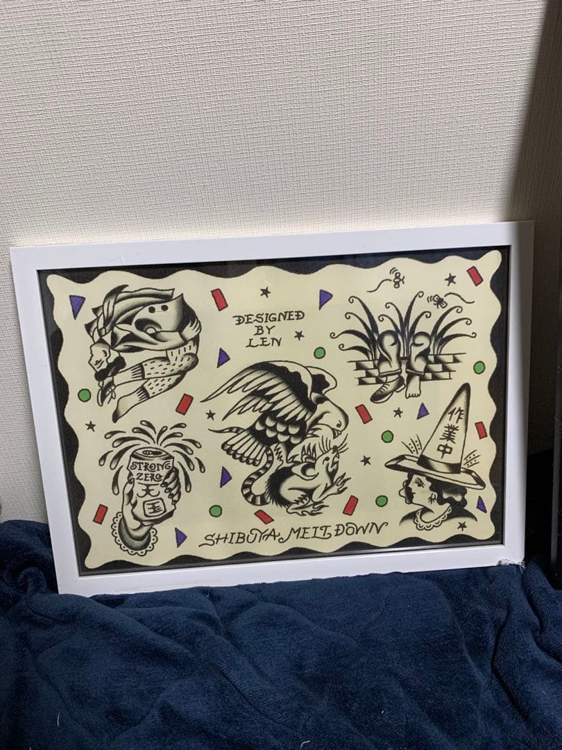 タトゥースタジオヤマダ タトゥーアート キャップ バンダナ 栓抜き セット