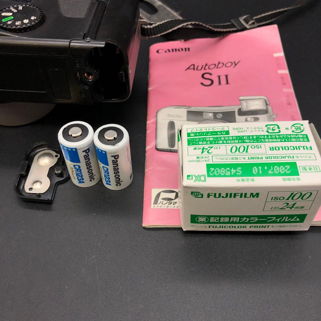 【動作確認済】Canon Autoboy S II フィルムカメラ フィルム付き