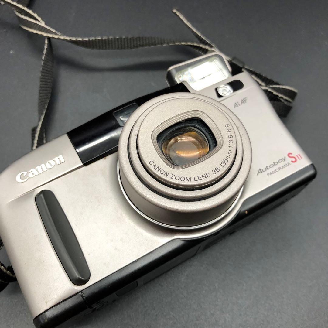 【動作確認済】Canon Autoboy S II フィルムカメラ フィルム付き