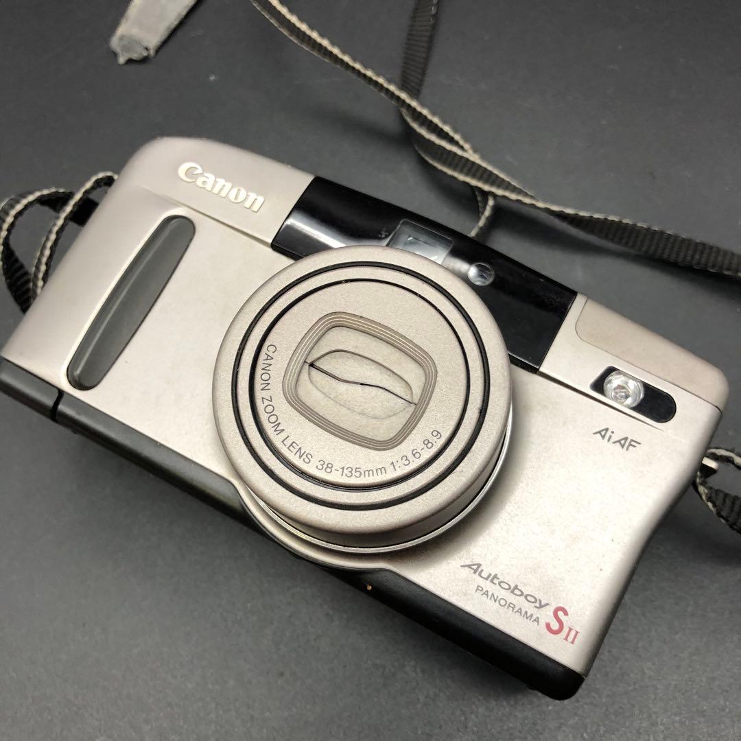 【動作確認済】Canon Autoboy S II フィルムカメラ フィルム付き