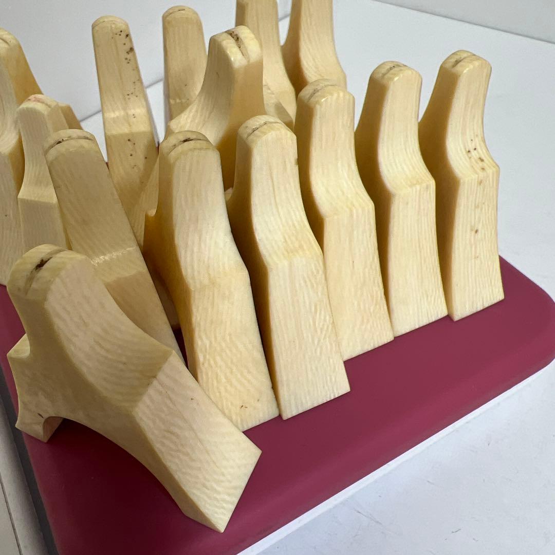 極上三味線琴柱　共箱　275g 東Y8-0324①タルニ