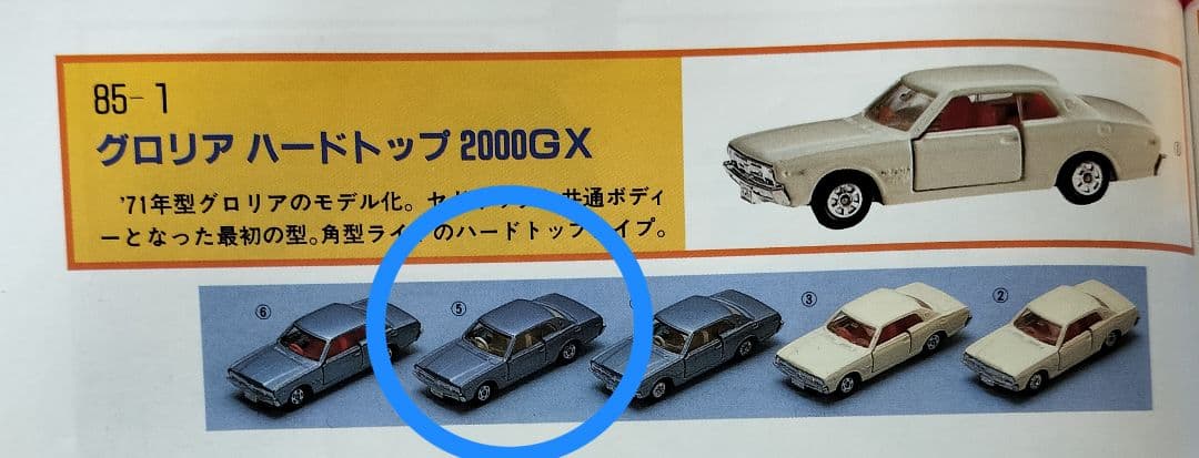 《黒箱トミカ85-1-5》ニッサングロリア2000GX 未使用美品