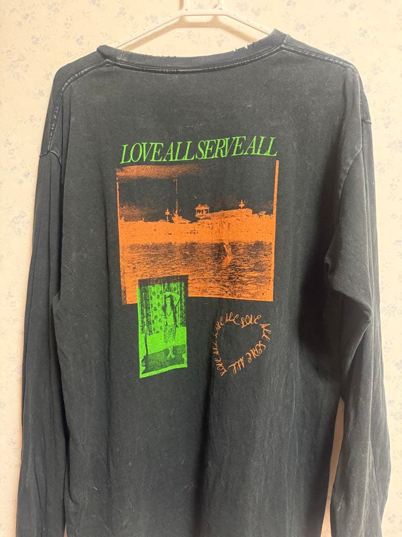 藤井風 LOVE ALL SERVE ALL ロンT ブラック Mサイズ