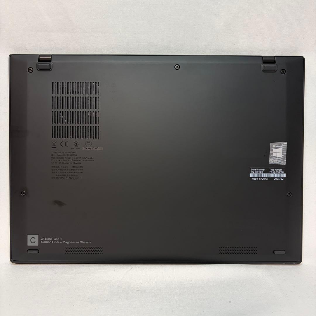 美品 ThinkPad X1 Nano 第11世代 i5 13型 2K オフィス