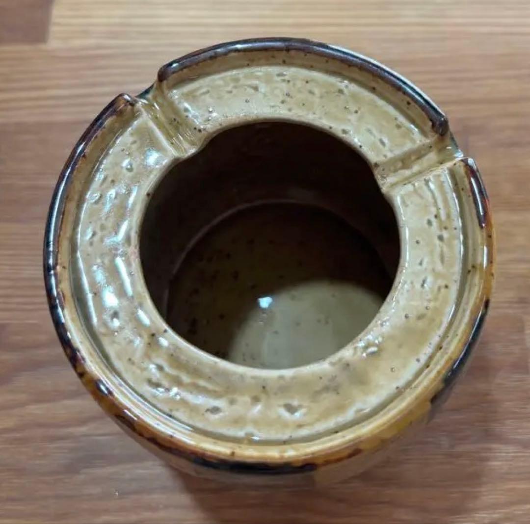 清鶴 作 花挿 花入 共箱・落款あり 陶器 花器 生け花