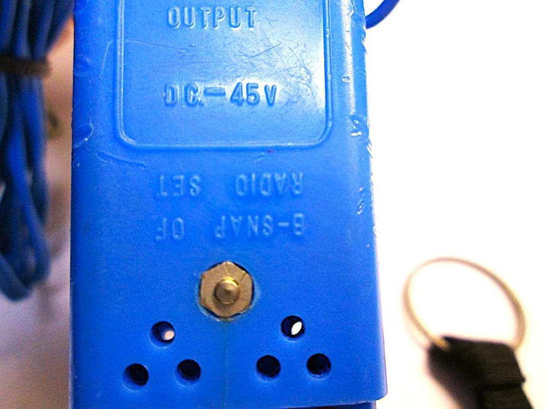 ナショナル.真空管式ポータブルラジオ　3B-267　レザーケース付き