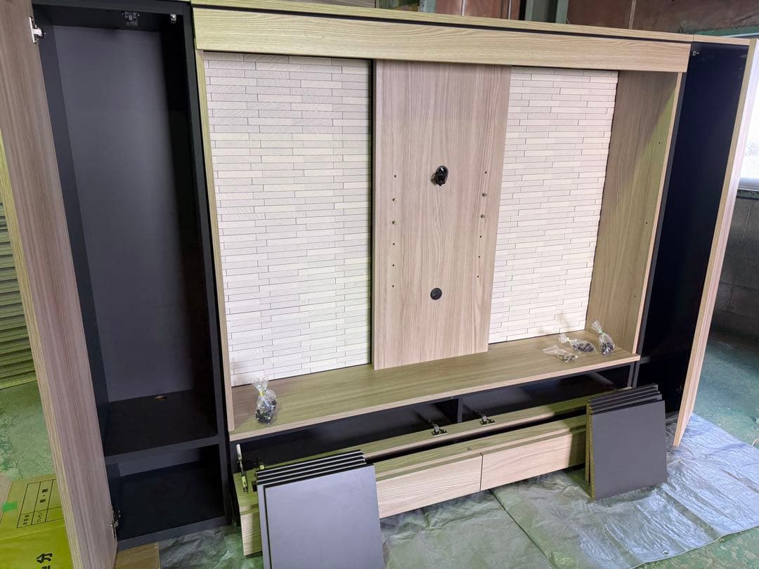 テレビボード　大型　テレビ台　ベージュ