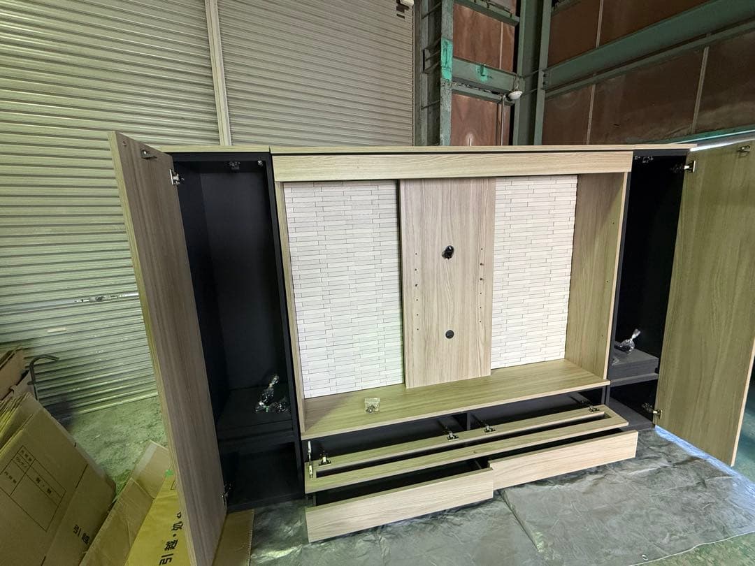 テレビボード　大型　テレビ台　ベージュ