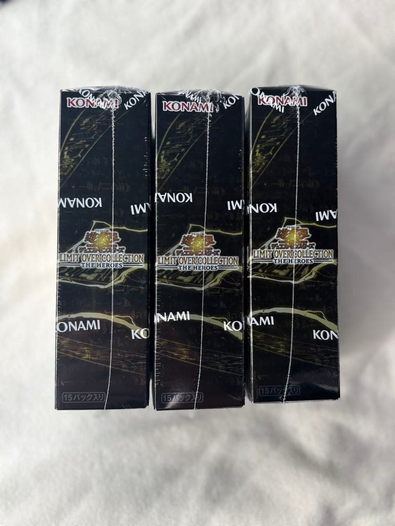 未開封 シュリンク付き 遊戯王OCG リミットオーバーコレクション3box