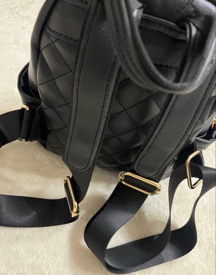 【未使用品】CHANELシャネル ノベルティ ブラック リュック バッグ