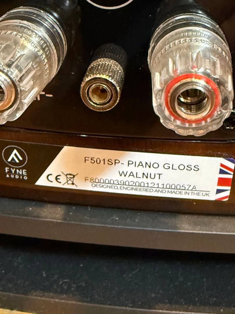 2本同時購入 Fyne Audio F501SP PGWNウォールナット1/2