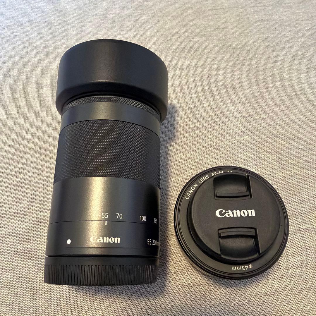 Canon EF-M 22mm 55-200mm IS STM レンズ2本セット