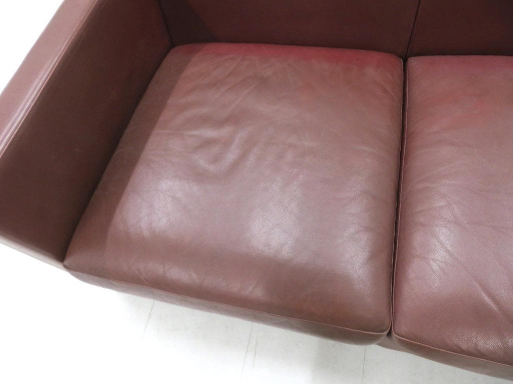 knoll ノール　119万　ビンテージ　2人掛けソファ　ラブソファ　総本革