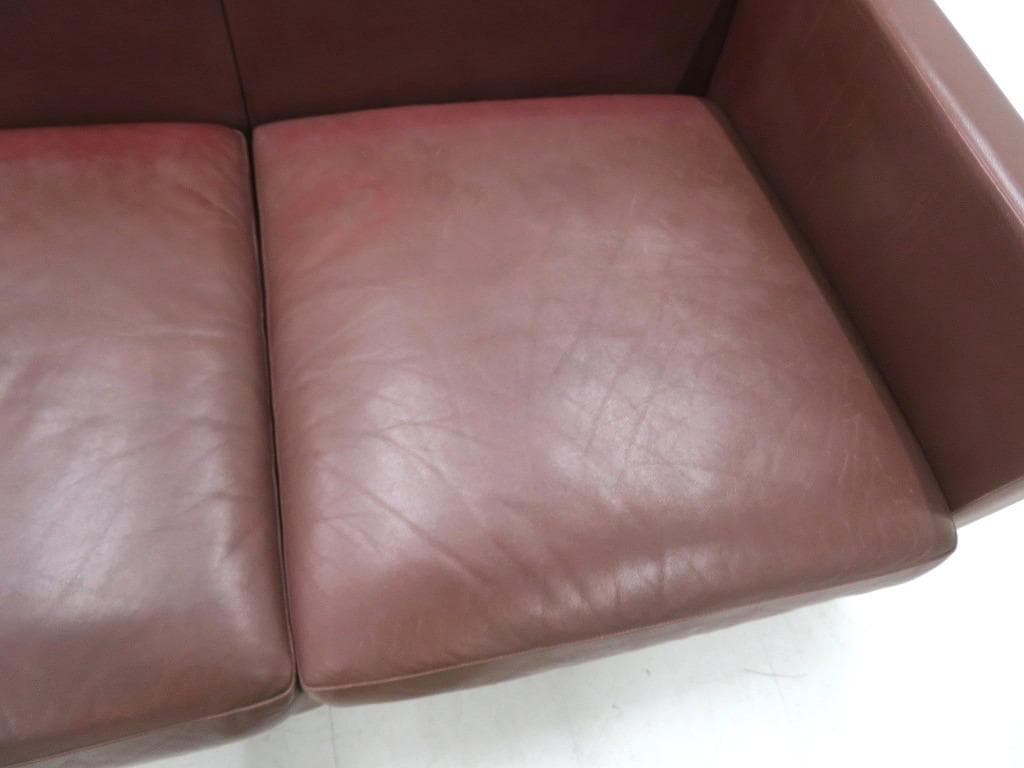 knoll ノール　119万　ビンテージ　2人掛けソファ　ラブソファ　総本革