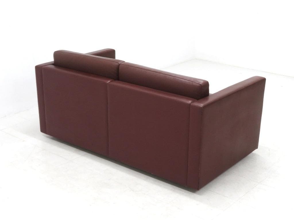 knoll ノール　119万　ビンテージ　2人掛けソファ　ラブソファ　総本革