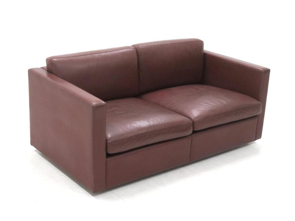 knoll ノール　119万　ビンテージ　2人掛けソファ　ラブソファ　総本革