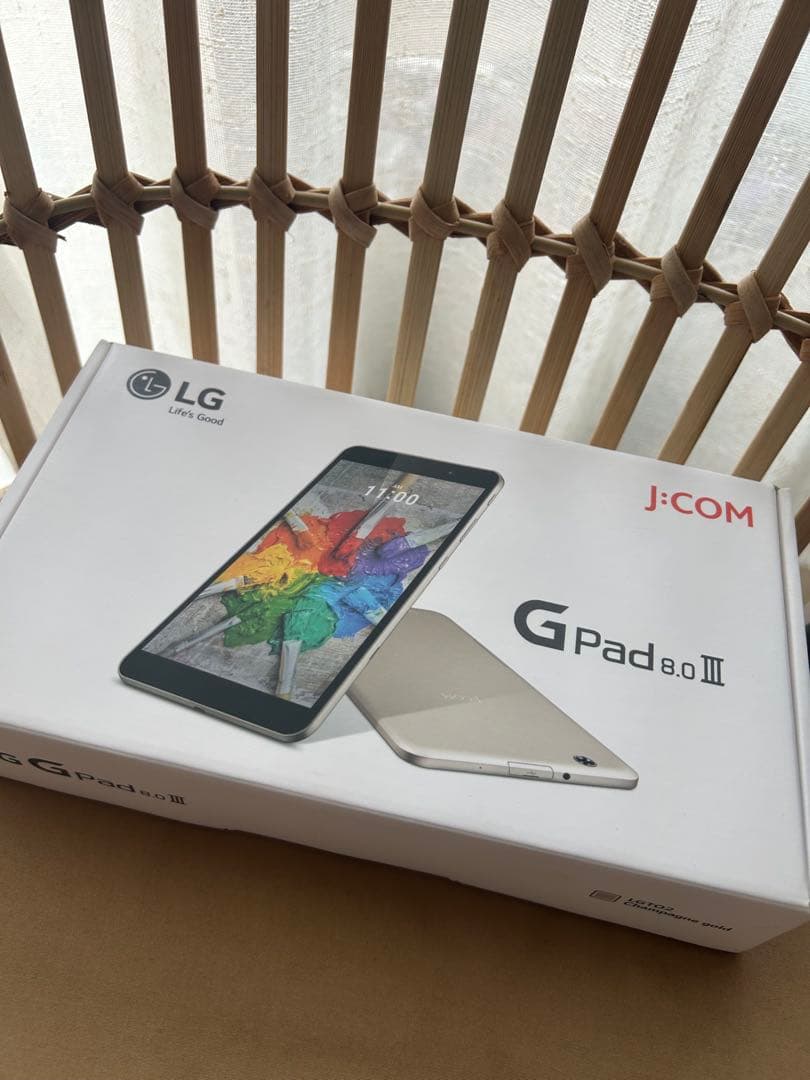 LG LGT02 8.0 III Android シャンパンゴールドJCOM