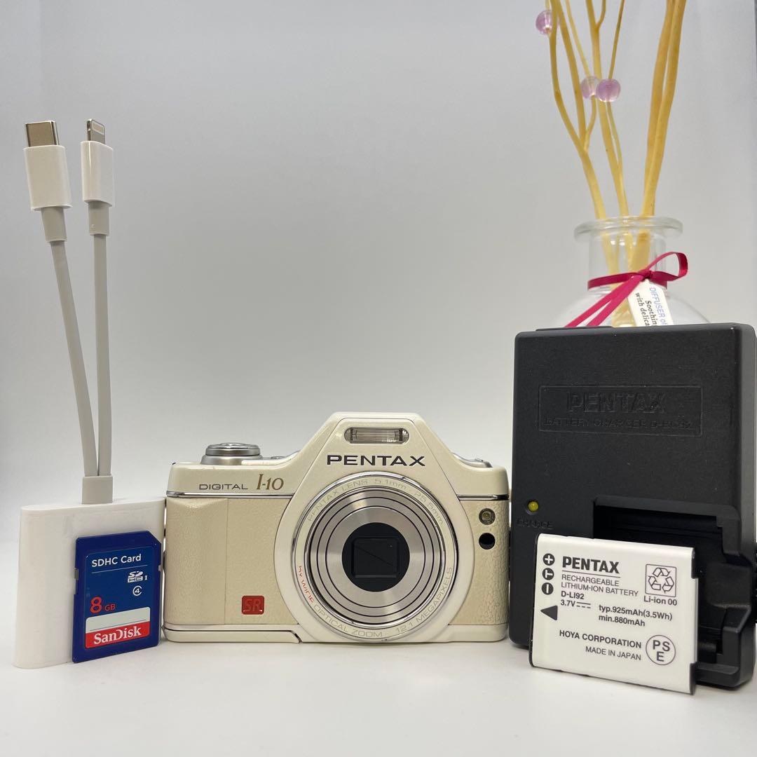 難有特価✨PENTAX Optio l-10✨動作確認済 スマホ転送OK 可愛い