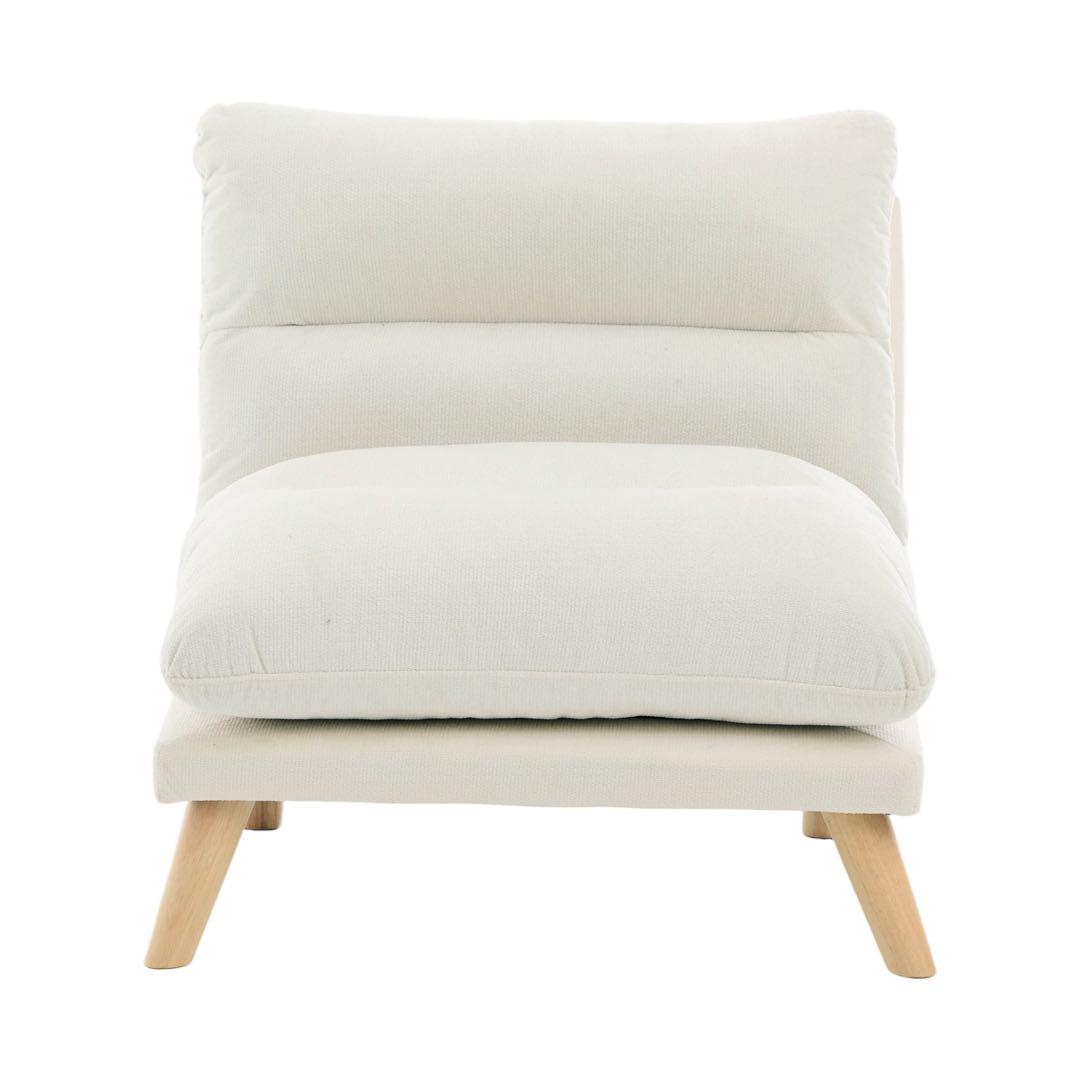 【新品】一人掛け折り畳みソファ 90-160°調節 低反発メモリーフォーム