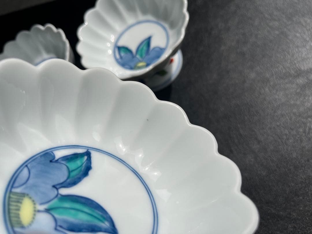 魯山窯　高台小鉢　5点　伊万里焼