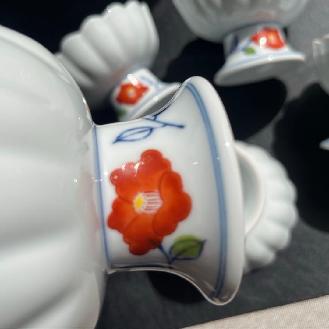 魯山窯　高台小鉢　5点　伊万里焼