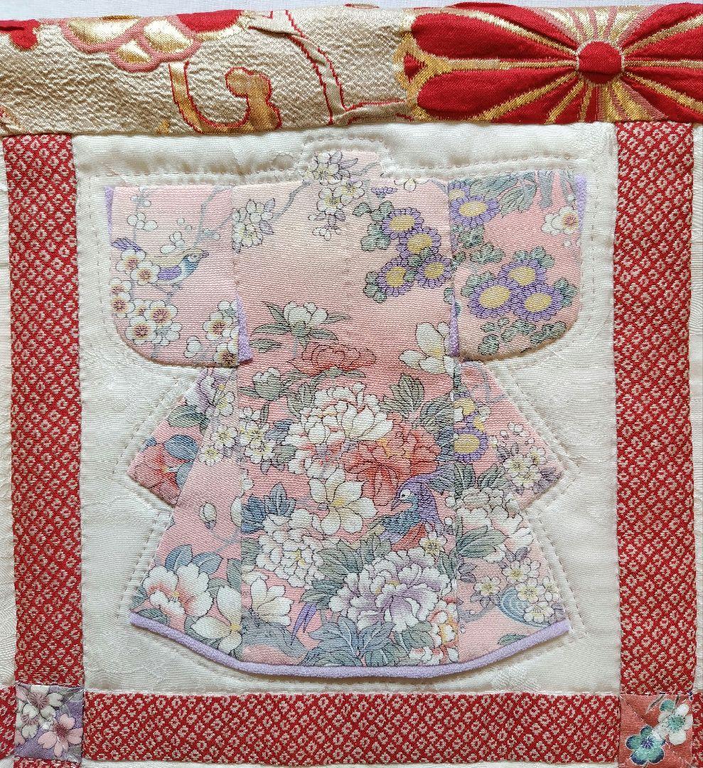 ハンドメイド　パッチワーク　着物　タペストリー　七五三　お正月　お雛祭り