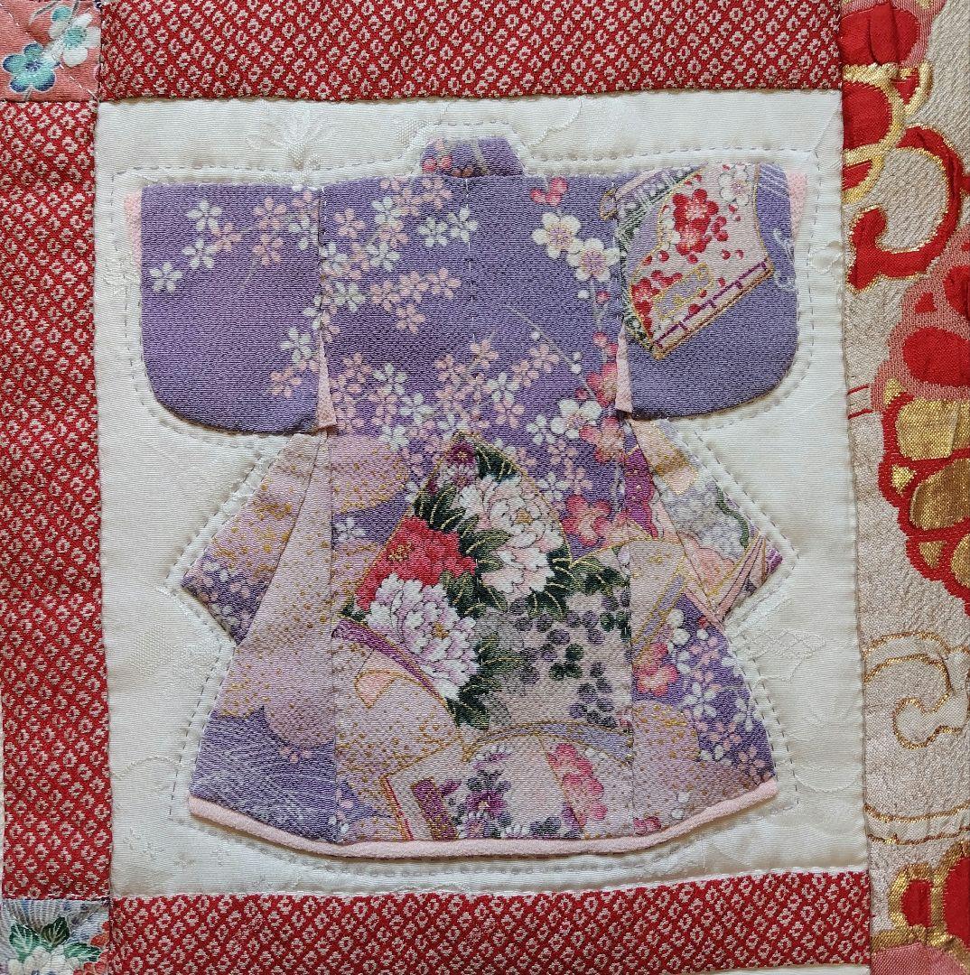 ハンドメイド　パッチワーク　着物　タペストリー　七五三　お正月　お雛祭り