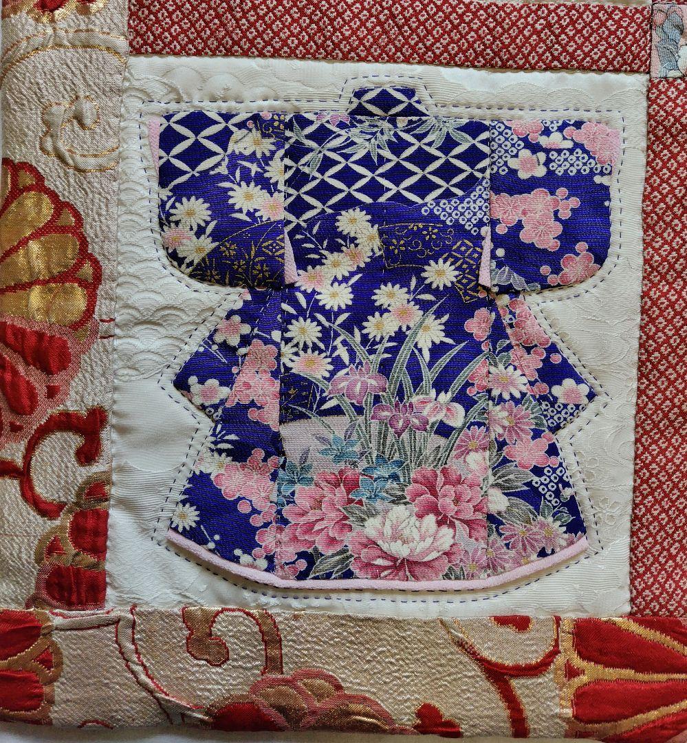 ハンドメイド　パッチワーク　着物　タペストリー　七五三　お正月　お雛祭り