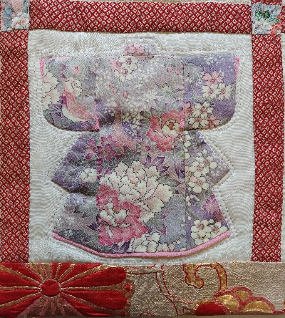 ハンドメイド　パッチワーク　着物　タペストリー　七五三　お正月　お雛祭り