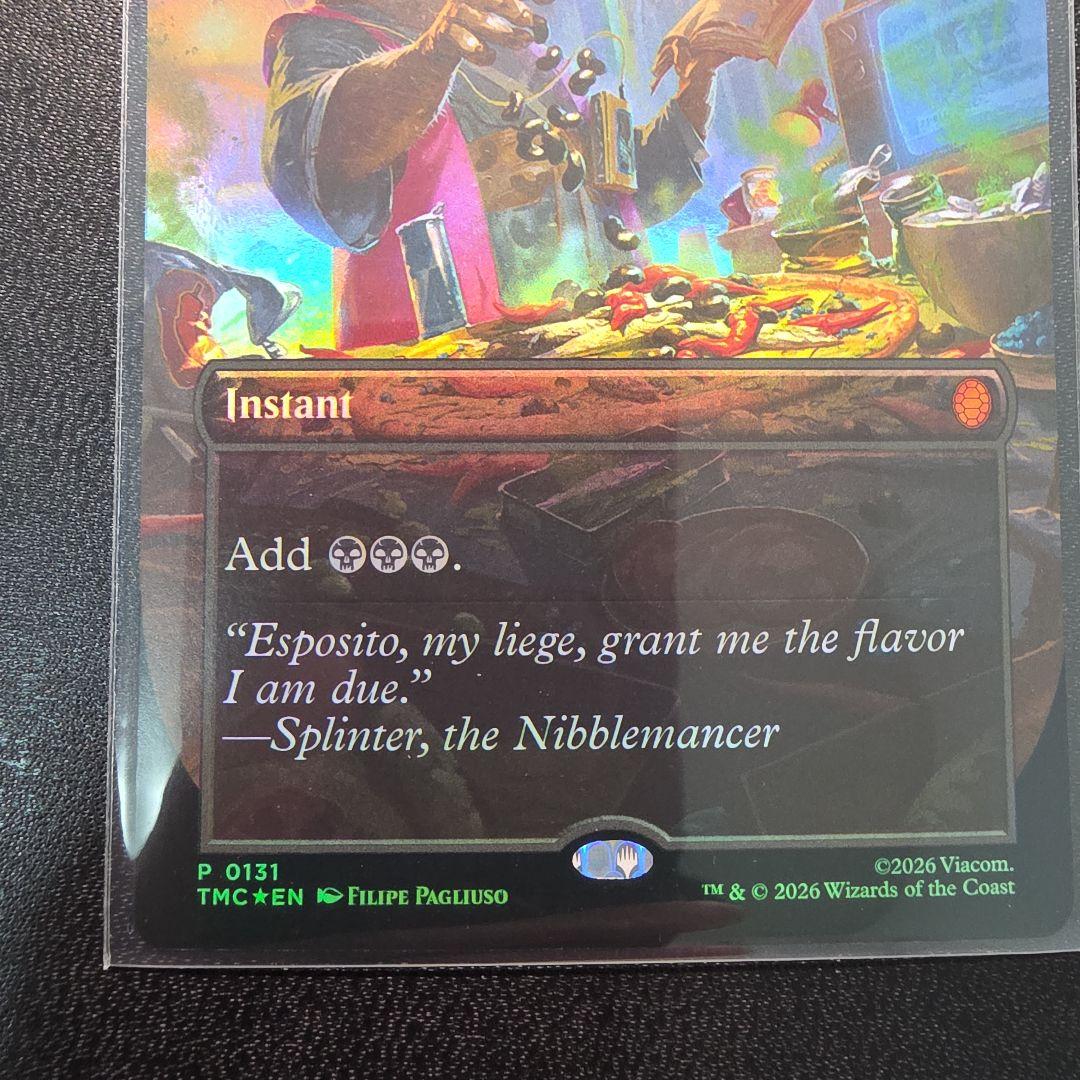 MTG ミュータントタートルズ 暗黒の儀式　英語版ボーダーレスfoil