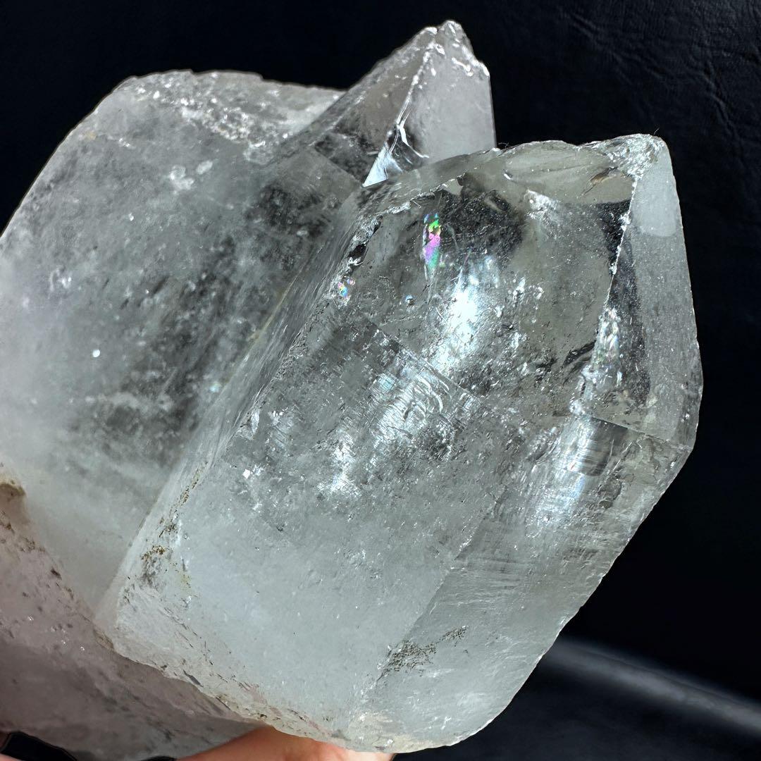 別格高級品 ❗️巨大❗️超強いパワー虹入り☆ヒマラヤ水晶パワーストーン浄化A1257