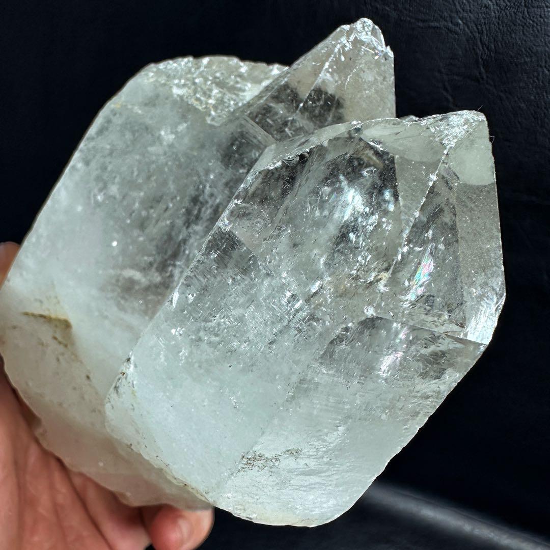 別格高級品 ❗️巨大❗️超強いパワー虹入り☆ヒマラヤ水晶パワーストーン浄化A1257