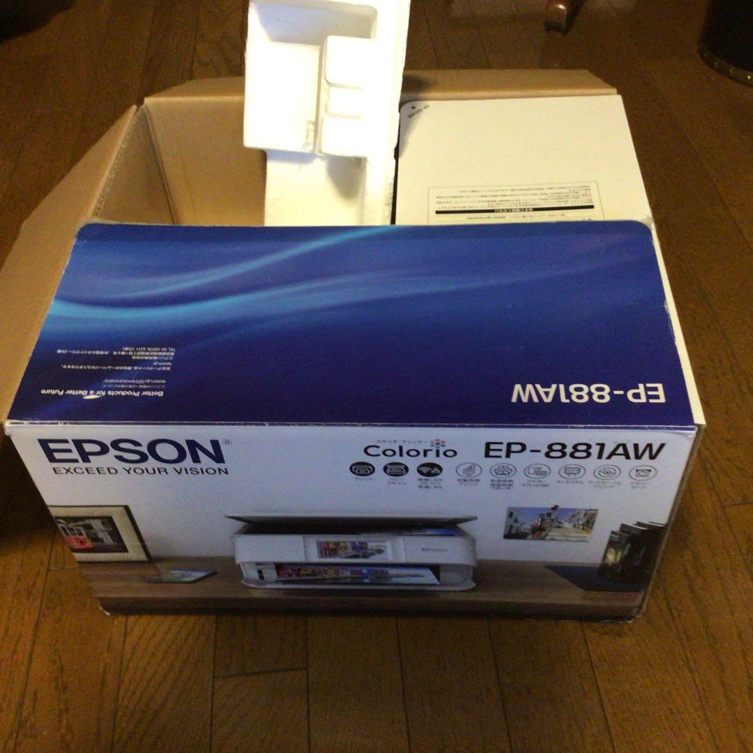 EPSON インクジェットプリンター EP-881AW ※発送不可日あり