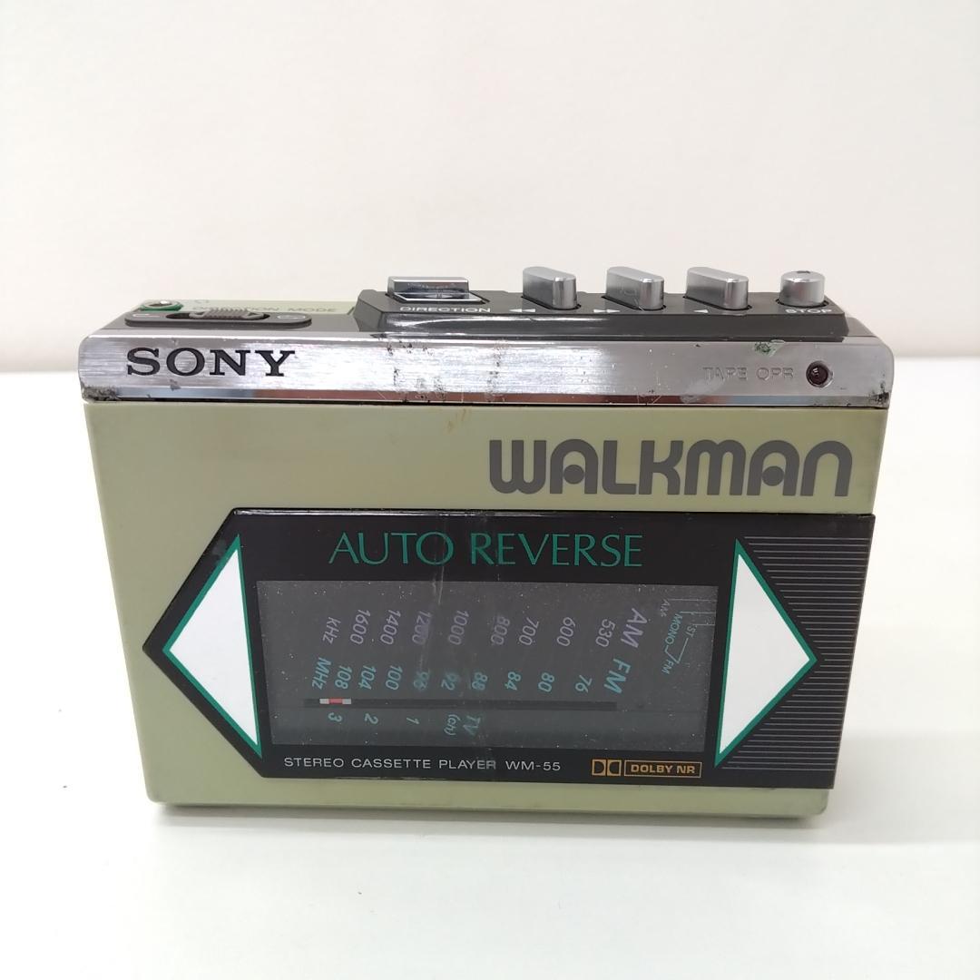 若《KNQEN》SONY　ソニー カセットウォークマン　WM-55　ジャンク