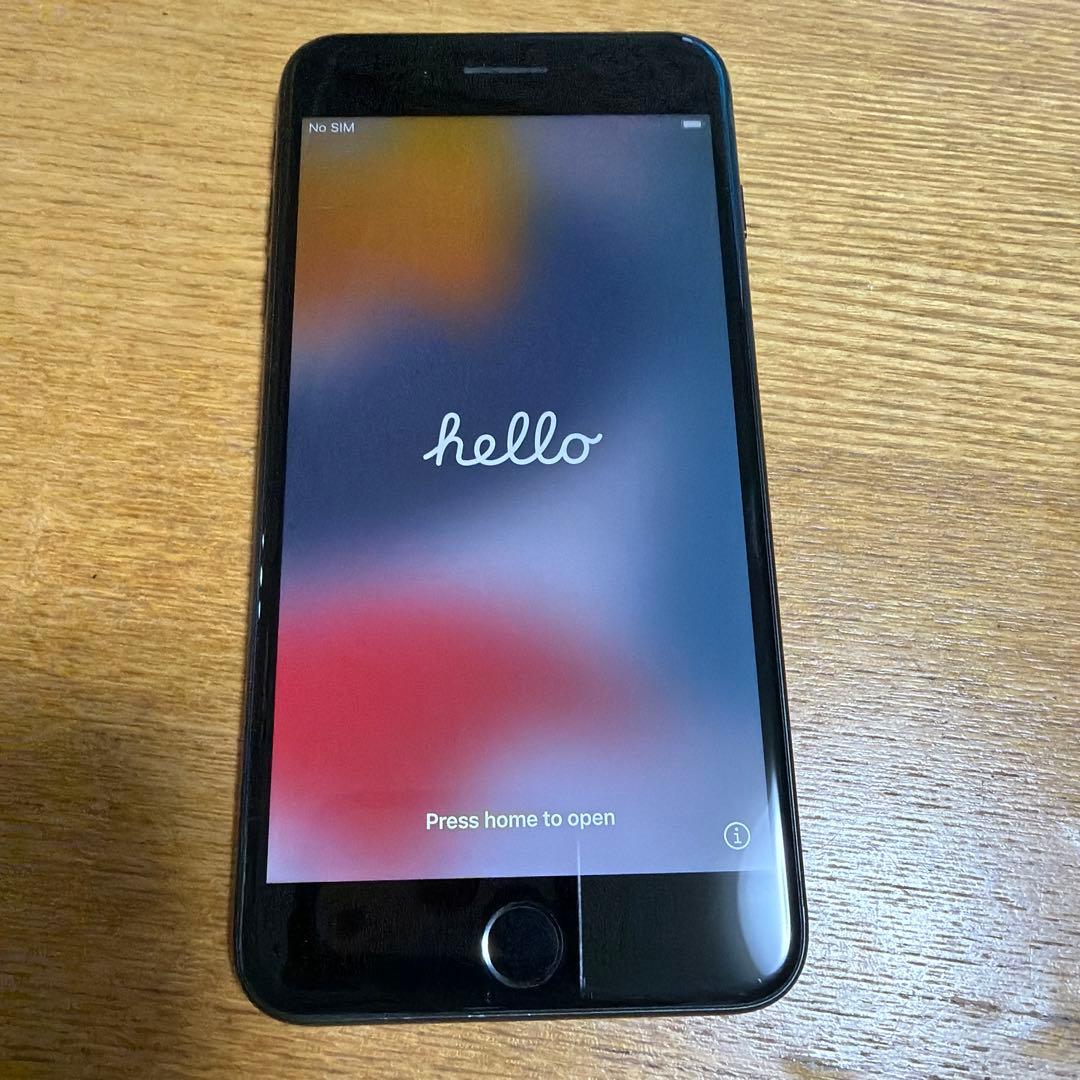 Apple iPhone 7 ブラック 256GB カメラのガラス割れ