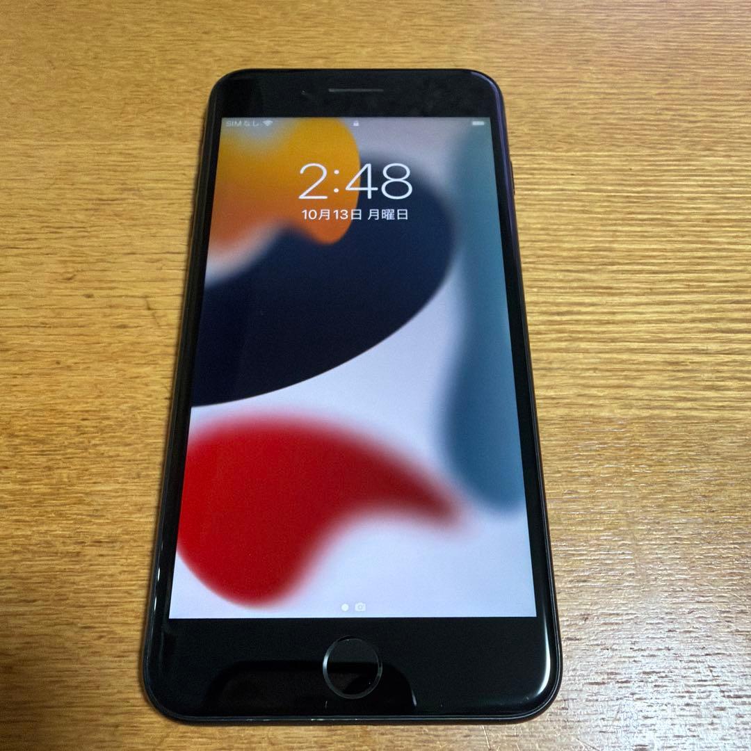 Apple iPhone 7 ブラック 256GB カメラのガラス割れ