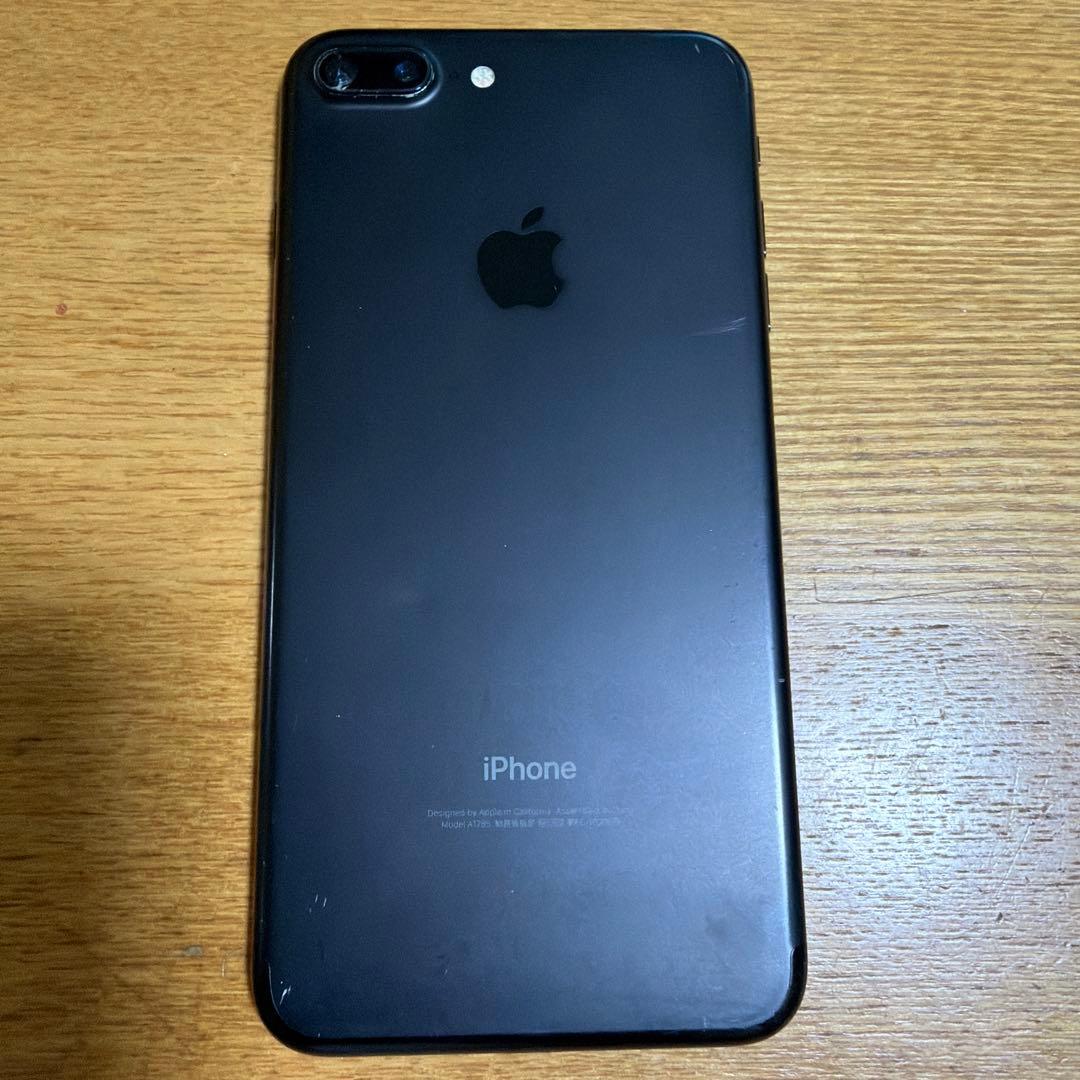Apple iPhone 7 ブラック 256GB カメラのガラス割れ