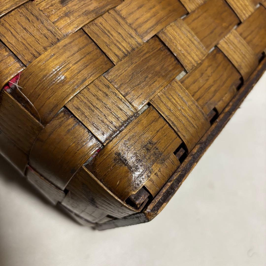 サ*ブ様 ビンテージ カロナン バスケット テニス ヴィンテージ ハンドメイド