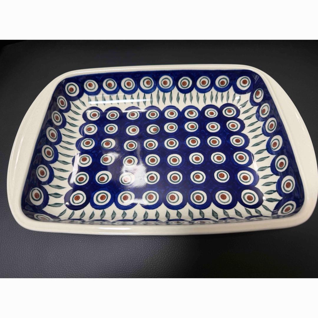ポーランド食器 オーブン皿 スクエア大 29.5cm ポーリッシュポタリー