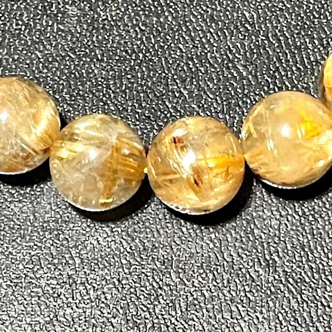R0816 太いタイチンが魅力的！ゴールド タイチン ルチル