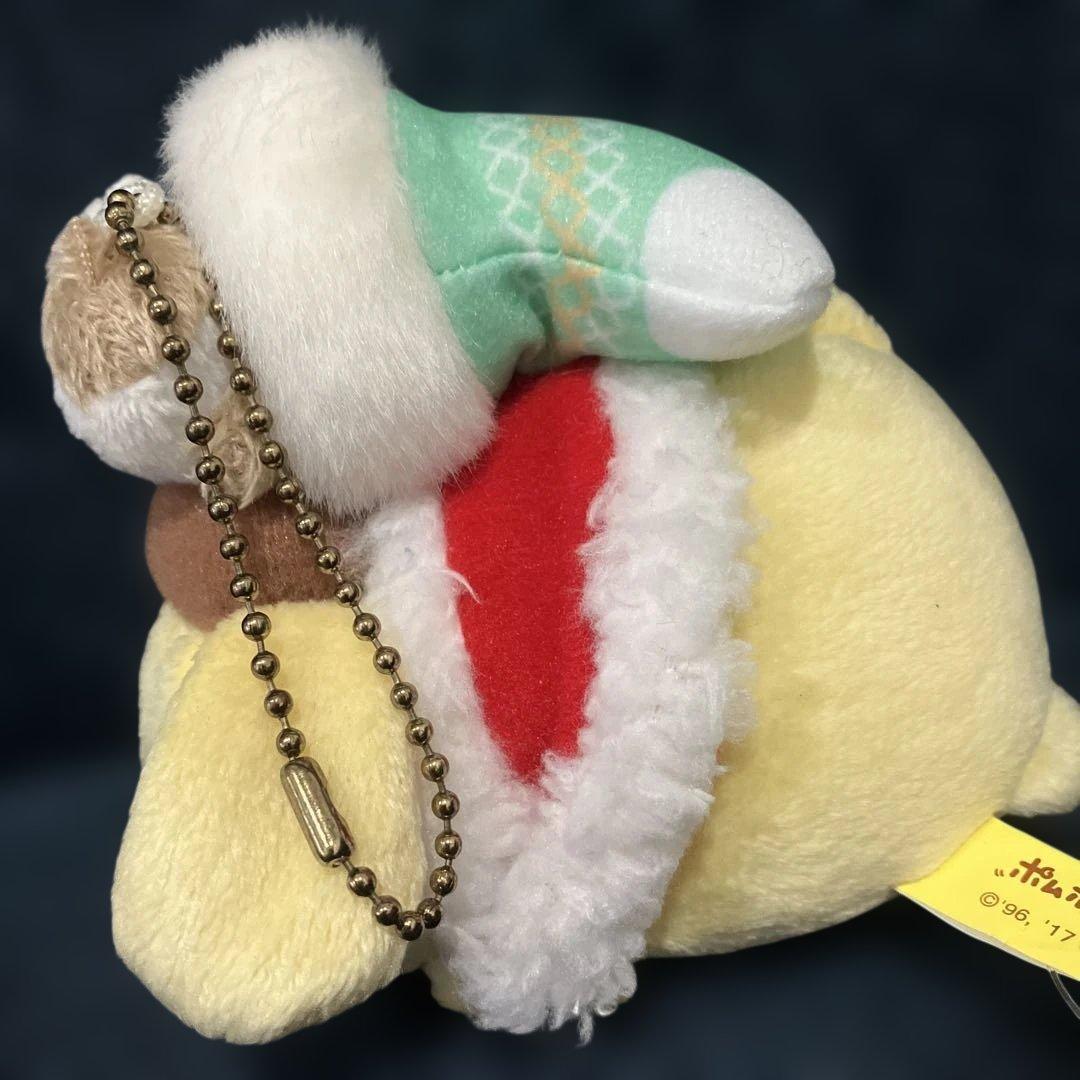 ポムポムプリン　クリスマスボールチェーン寝そべり靴下　2017年　マスコット