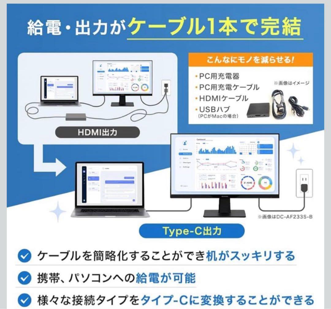 アイリスオーヤマ モニター 23.8inch