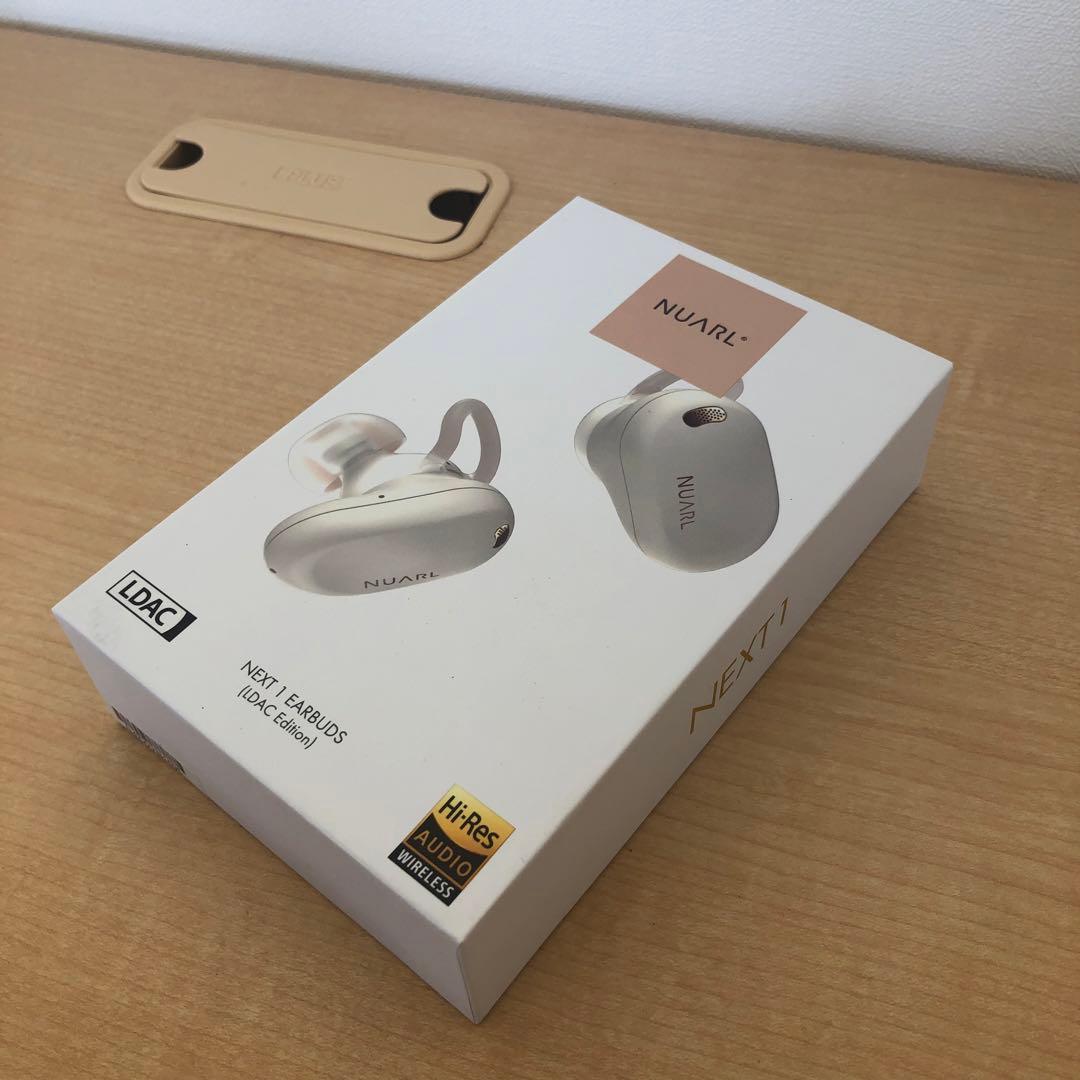 NUARL NEXT1 EARBUDS ワイヤレスイヤホン ホワイト LDAC