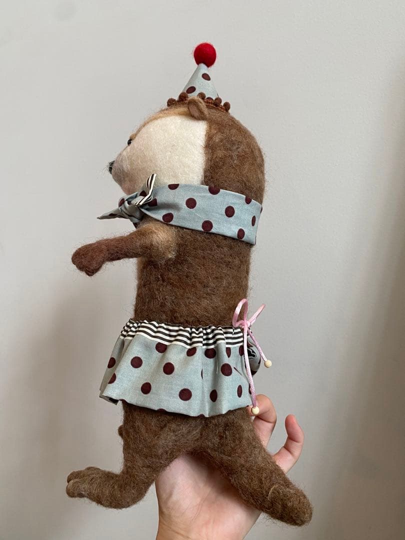 カワウソくん　羊毛フェルト　大きめ