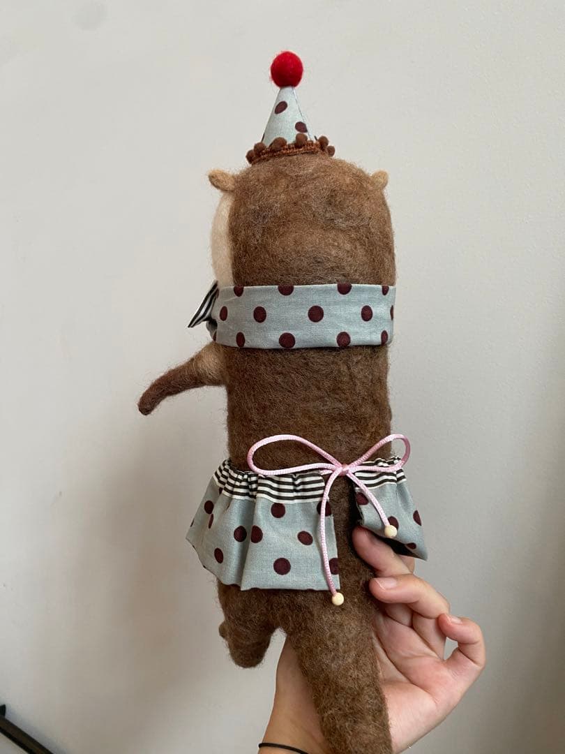 カワウソくん　羊毛フェルト　大きめ