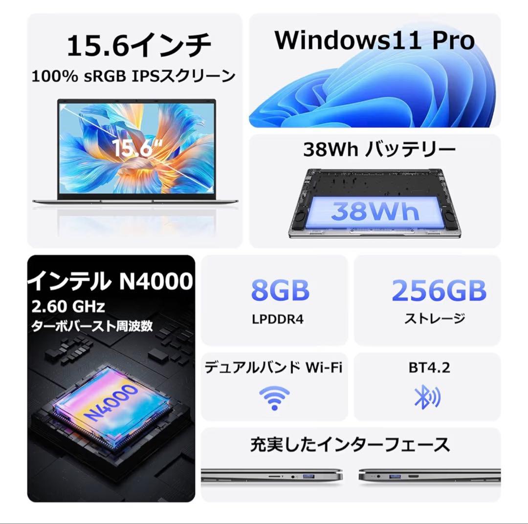 TPV Office 2024 ノートパソコン 15.6インチ