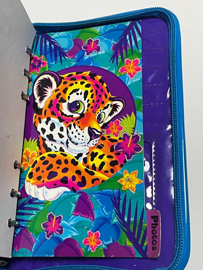 超希少・タグ付Lisa Frank ヒョウのハンター システム手帳 ヴィンテージ