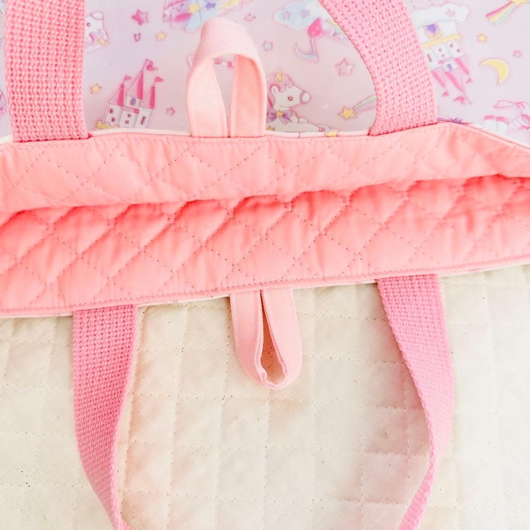 ももちゃん　ハンドメイド　レッスンバッグ　リバティ生地　花柄　上履き入れ