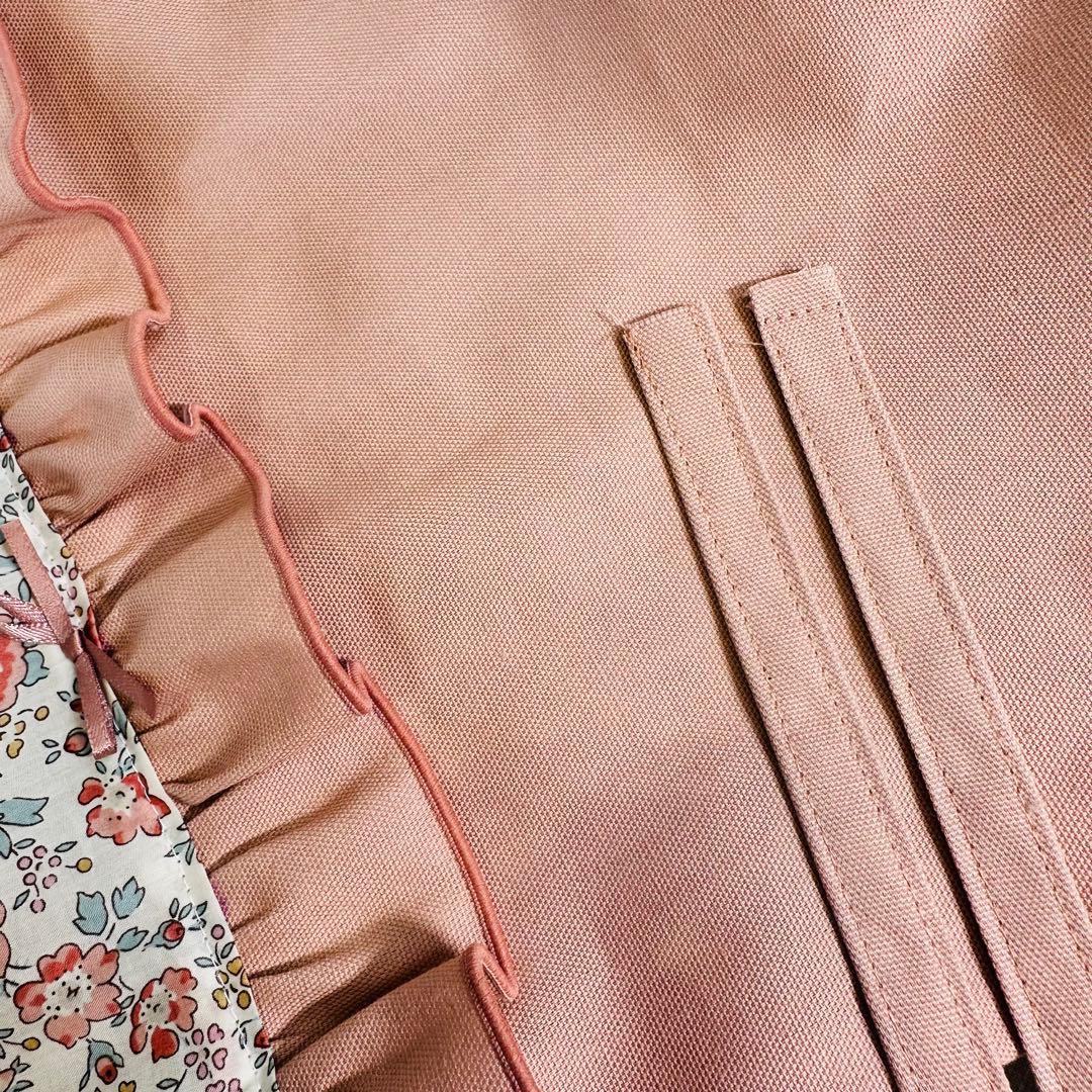 ももちゃん　ハンドメイド　レッスンバッグ　リバティ生地　花柄　上履き入れ